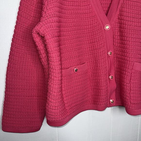 Talbots Women’s Kate Cardigan Pretty Pink Size 3X - Picture 5 of 7